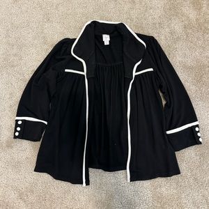 vintage aqua cropped cardigan.